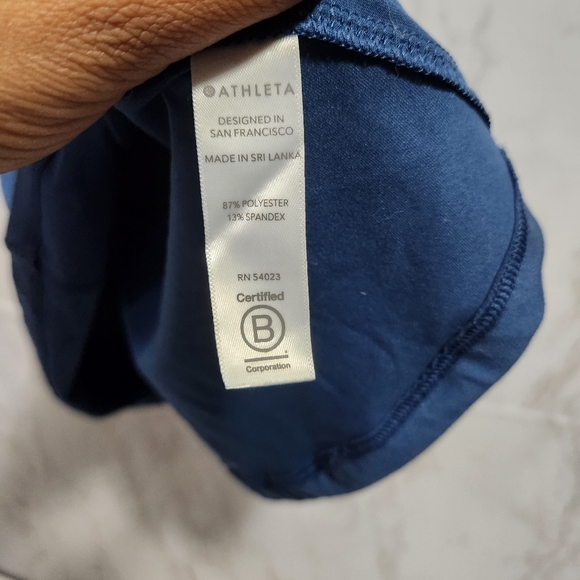Athleta Limitless Keyhole Athletic Tank X-Small Blue - Picture 4 of 6